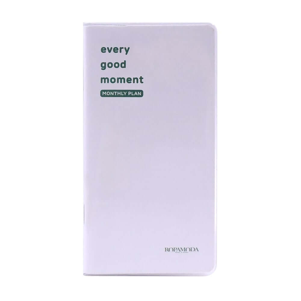 สมุดโน๊ต Ropamoda mini PVC Monthy planner สีเขียว